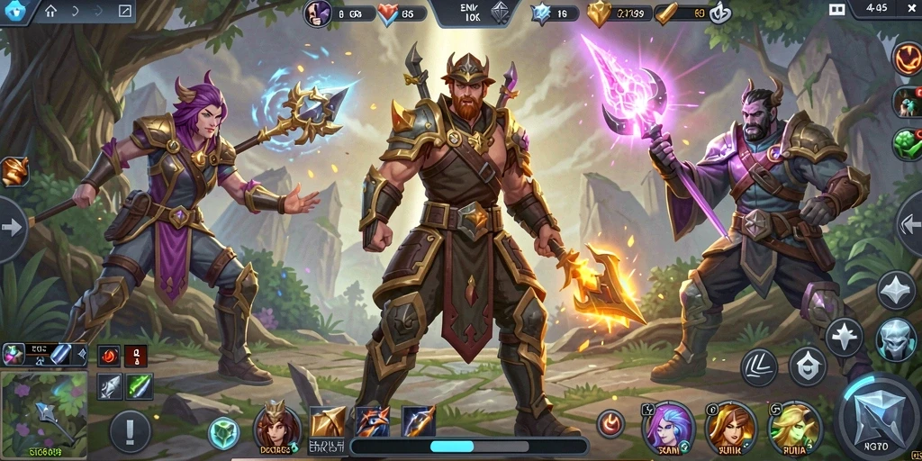 Tampilan gameplay DOTA88 menampilkan pertempuran mendebarkan di dunia RPG.