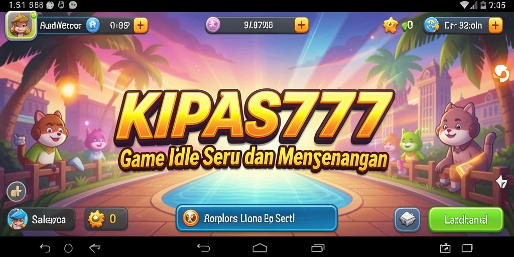 Screenshot KIPAS777 menampilkan gameplay Idle yang menarik dan interaktif.