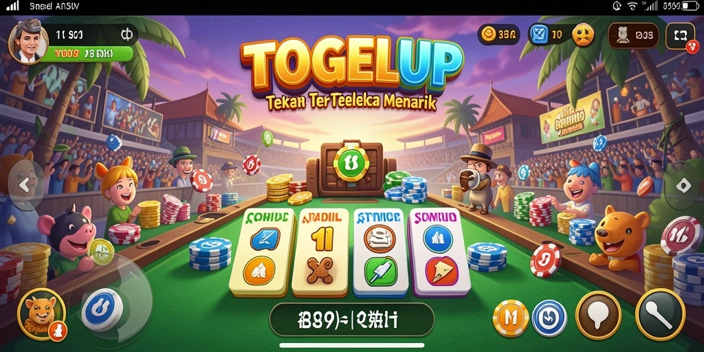Tampilan gameplay TOGELUP yang menarik dan penuh tantangan.